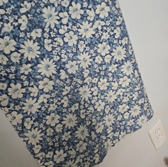 Vtg 90s JR BENTLEY Floral Midi Maxi Dress Sz 9/10 Cottagecore Prairie Homestead - Picture 6 of 12